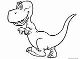 Dinosaur Rex Coloring Pages Printable Kids Tyrannosaurus Preschool Face sketch template