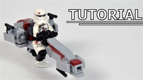 build lego star wars barc speeder  clone wars moc tutorial