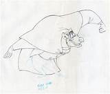 Ratigan Mouse Great Detective Disney 1986 Animation Drawing sketch template