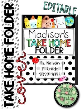 home folder cover page editable  class   alligator