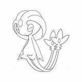 Uxie Pokemon Coloring Pages Deviantart Template sketch template