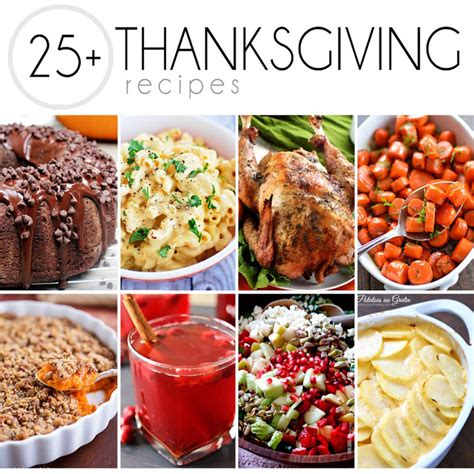 25 recipes for thanksgiving wishes and dishes