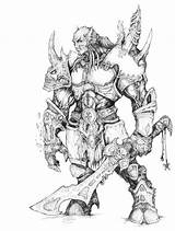 Warcraft Deviantart Fan Coloring Alexboca Wow Pages Drawings Concept Character Drawing Sketches Thread Sketch Choose Board Ru Fantasy sketch template