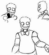 Fnaf Freddy Rebornica Marionette Kills Disguise sketch template