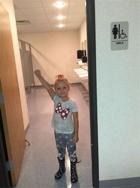 this 6 year old spent a year of her life fighting to use her school s bathroom