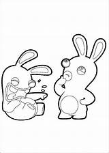 Rabbids Ausmalbilder Raving Lapins Rabbid Cretins Colouring Colorare Ausmalen Kleurplatenenzo Malvorlage Websincloud Drucken Dibujar sketch template