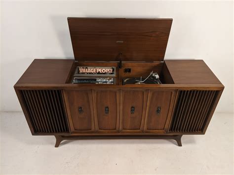 mid century modern stereo console epoch