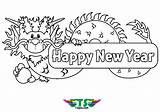 Chinese Year Coloring Pages Kindergarten Tsgos sketch template