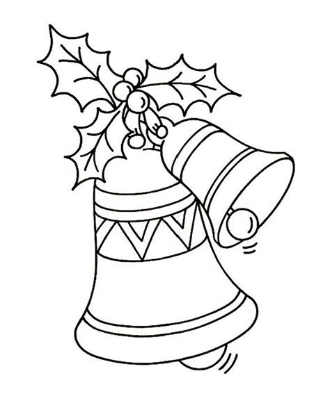 bluebonkers christmas bells  holly coloring christmas coloring