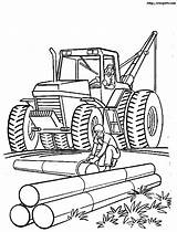 Coloring Pages Tractor Construction Deere John Printable Combine Trailer Machinery Print Popular Coloringhome Library Comments sketch template