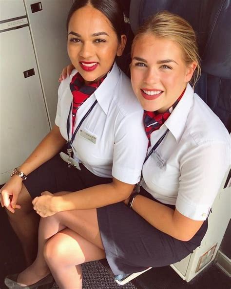 Ba Uniform Hot Flight Attendants In 2019 Flight Attendant Cabin