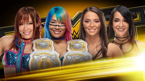 wwe nxt results  october   womens tag team championship match
