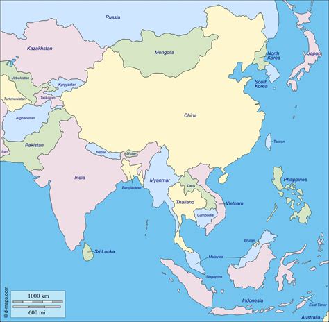 south  east asia  map  blank map  outline map