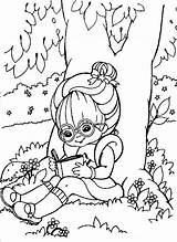Reading Coloring Book Brite Rainbow Tree Under Popular Coloringhome sketch template
