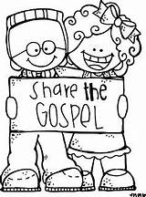 Lds Gospel Clipart Sharing School Clip Coloring Pages Bible Melonheadz Jesus Conference Study Primary Church Neighbor Preschool Activities Open Year sketch template