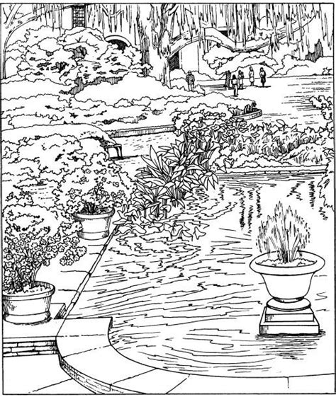 garden coloring pages coloring pages  girls coloring book pages