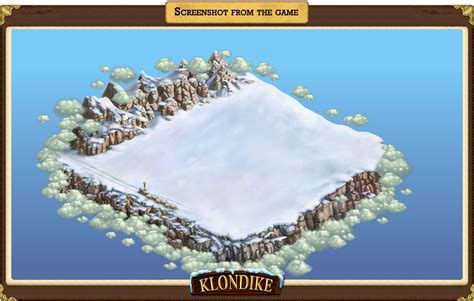 klondike snow map  behance