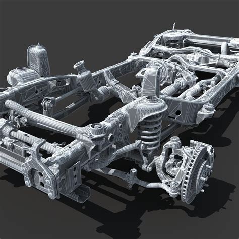 car chassis   model max obj cgtradercom