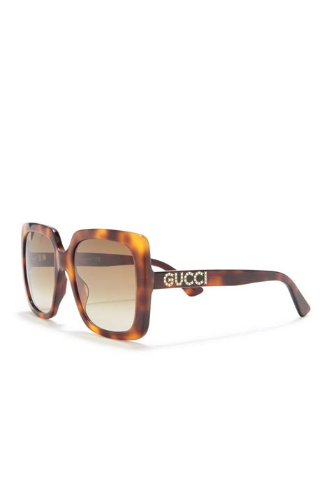 gucci 54mm oversized square sunglasses nordstrom rack