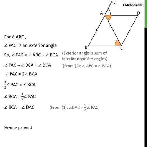 Example 3 Abc Is An Isosceles Triangle In Which Ab Ac