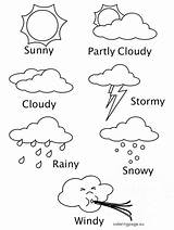 Weather Kids Drawing Coloring Pages Getdrawings Sheets sketch template