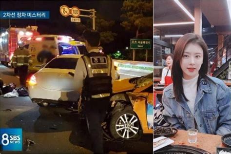 han ji seongs husband booked actress died   stopped car