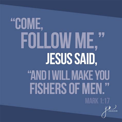 follow  jesus       fishers  men mark
