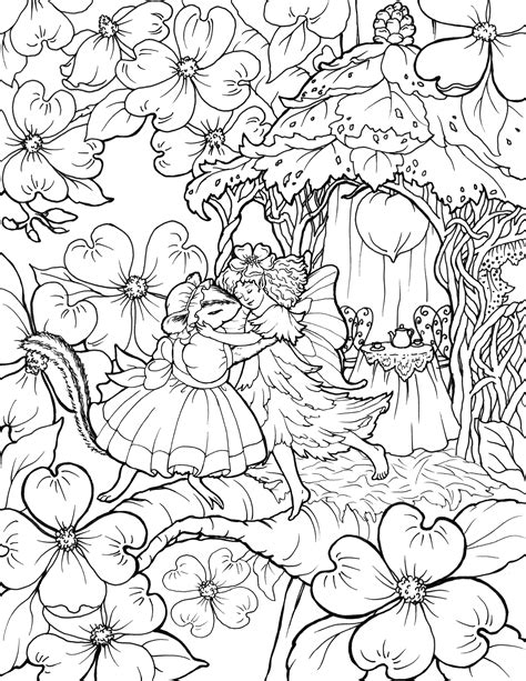 printable fairy coloring pages  adults  getdrawings