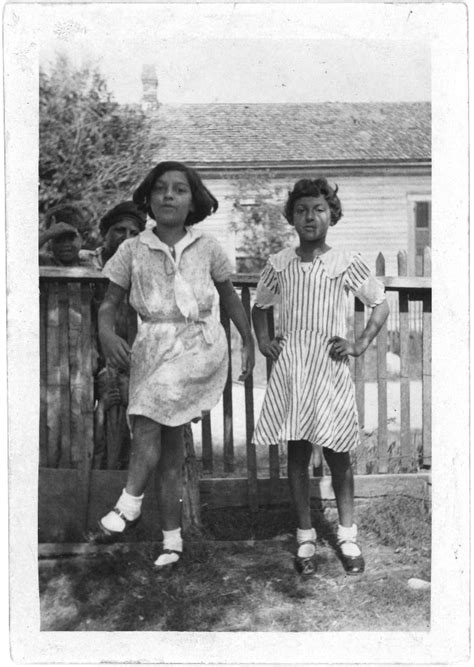 Mexican Girls San Antonio Texas Digital File From Original Print