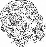 Skulls Kidspressmagazine Mexicana Caveira sketch template