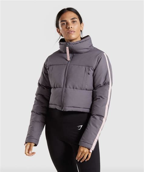 oversized puffer jacket shop gymsharks early black friday sale  popsugar fitness photo