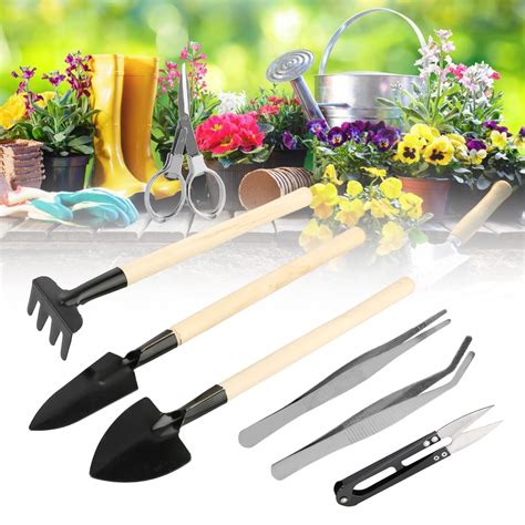 garden tools set transplanting mini garden hand tool set  indoor gardening plant care kit