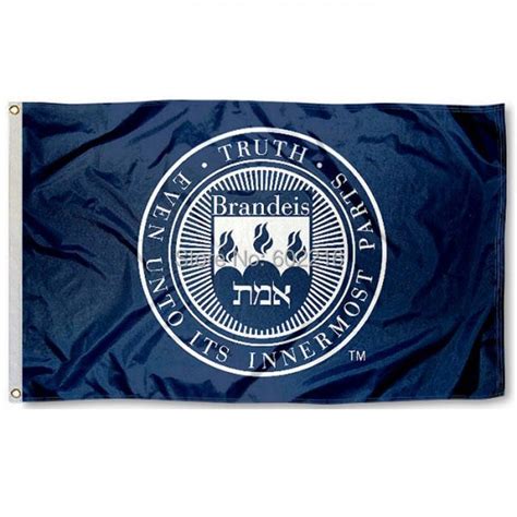 ncaa brandeis university outdoor college flag   flags banners