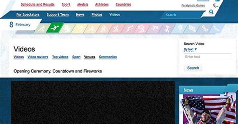 Sochi Opening Ceremony Banned On Sochi Olympics Site For Copyright