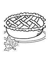 Thanksgiving Coloring Color Pie Sheets sketch template
