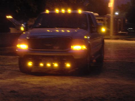 amber leds  cab lights competition dieselcom bringing
