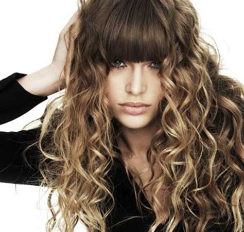 30 Best Curly Hair With Bangs Hairstyles And Haircuts 2016