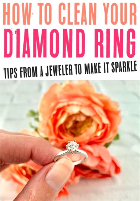 clean  diamond ring  home secret    sparkle