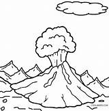 Volcano Vulkan Volcan Cool2bkids Volcanes Dibujos Vulcão Volcán Volcanoes Tsunami Natureza Erupción Kilauea Drucken Paginas Volcanic Ausdrucken Kostenlos Stress Malvorlagen sketch template