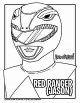 Coloring Power Ranger Rangers Red Morphin Mighty Dino Jason Draw Charge Book Redranger Inspirations sketch template