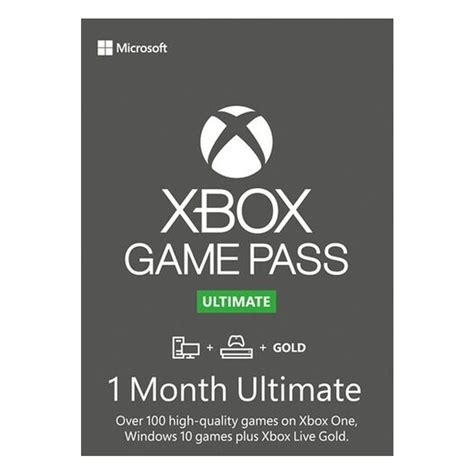 microsoft xbox game pass ultimate  month usa gamesplanetae