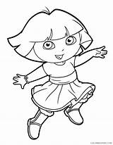 Dora Coloring Pages Coloring4free Joyful Explorer Related Posts sketch template