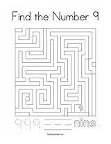 Number Coloring Pages Find sketch template