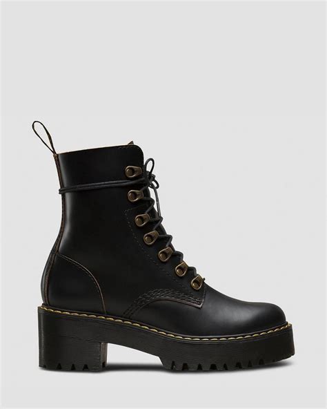 leona womens boots dr martens official docmartensoutfits   boots leather heeled