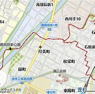 Image result for 岐阜県羽島郡笠松町月美町. Size: 187 x 185. Source: www.mapion.co.jp