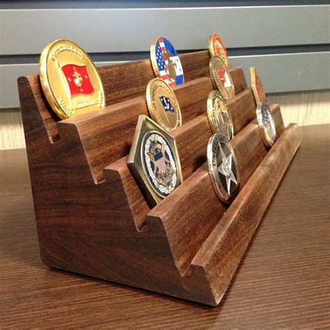 challenge coin holders mc woodworks