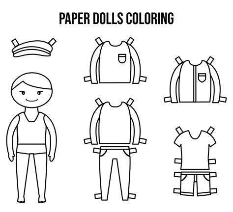 printable paper dolls  color     printablee