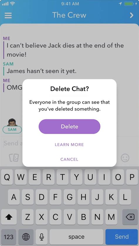 you ll soon be able to delete your snapchat messages with the upcoming