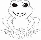 Coloring Pages Frogs Frog Print Animal sketch template