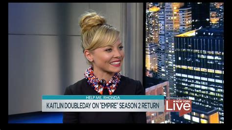 Kaitlin Doubleday On Empire Season 2 Return Youtube